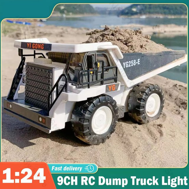 CONUSEA RC Muldenkipper Auto, 1:24, Metall, mit Licht, ferngesteuert - Bild 1