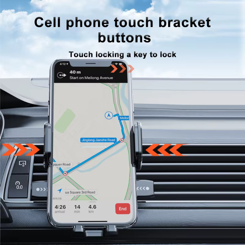 SEAMETAL Universal Auto Dashboard Telefonhalterung für GPS Navigation in Silber - Bild 6