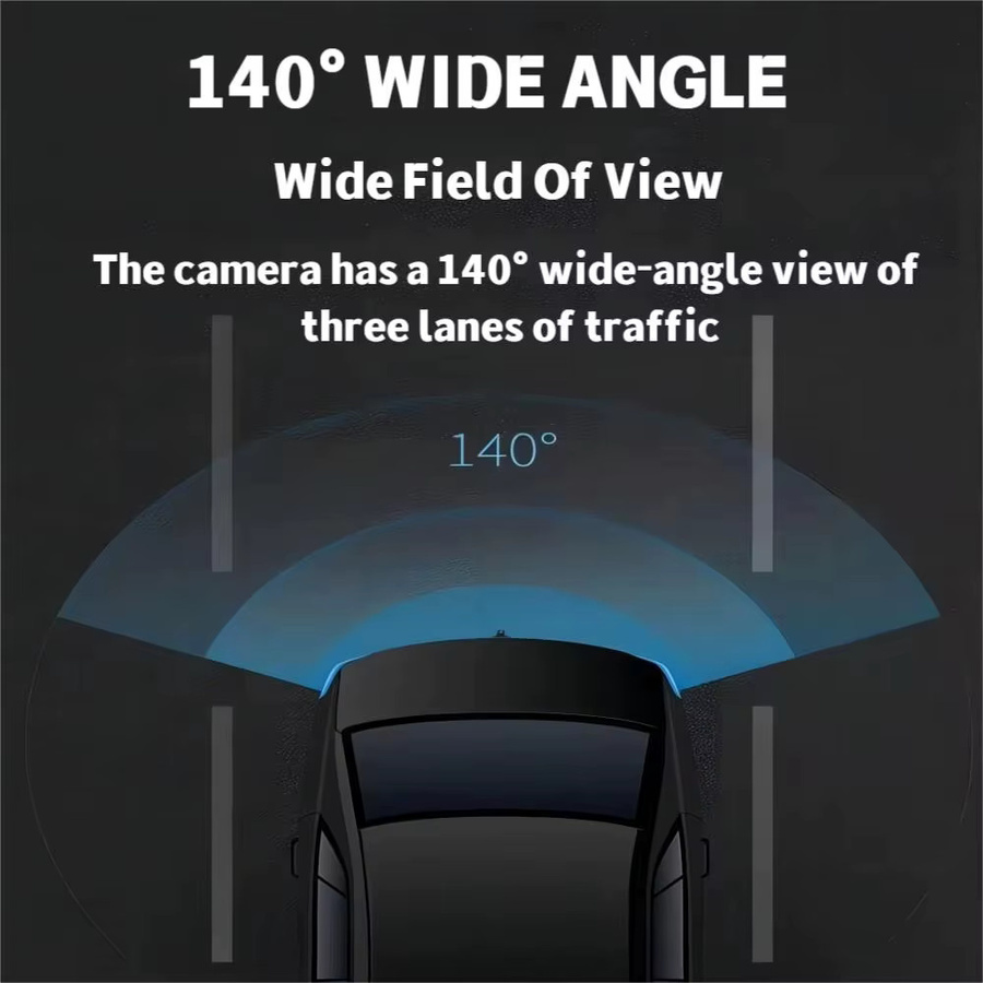 DUTRIEUX Full HD Rückfahrkamera mit Nachtsicht, IP68 wasserdicht, Schwarz - Bild 6