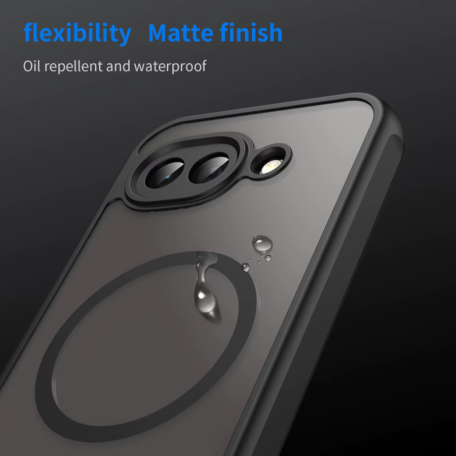 Panbon Stoßfeste TPU-Schutzhülle für Google Pixel 10, 10A, 9 Pro XL, 9A und 10 Pro XL mit magnetischem kabellosem Laden in Schwarz - Bild 5