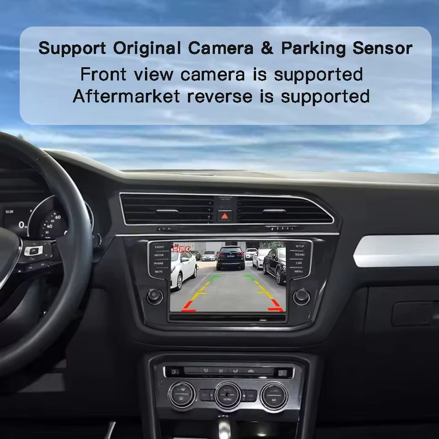 CARABC Drahtloses CarPlay und Android Auto Modul mit Airplay für VW Volkswagen MIB Skoda Octavia A5 Golf 7 Polo Passat B8 in Schwarz - Bild 3