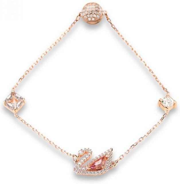Swarovski Armband, Schwan, Roségold, Kristall, Damen - Bild 1