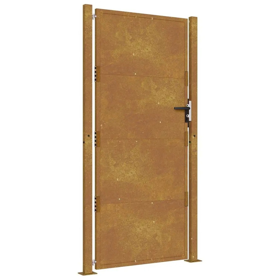 vidaXL Gartentor aus Cortenstahl in Braun, B: 110 cm, H: 205 cm - Bild 2
