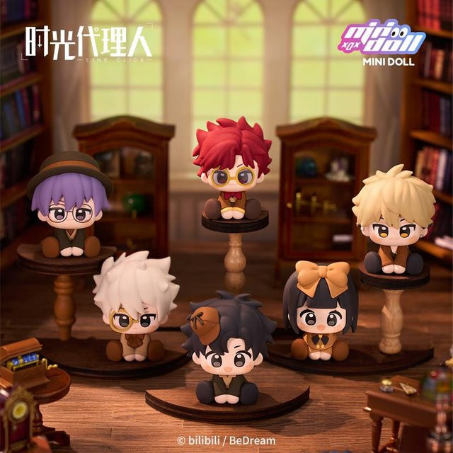 Bandai Link Click Minidoll Time Agent Sit-Down-Figur, Einzelfigur, Gummi - Bild 1