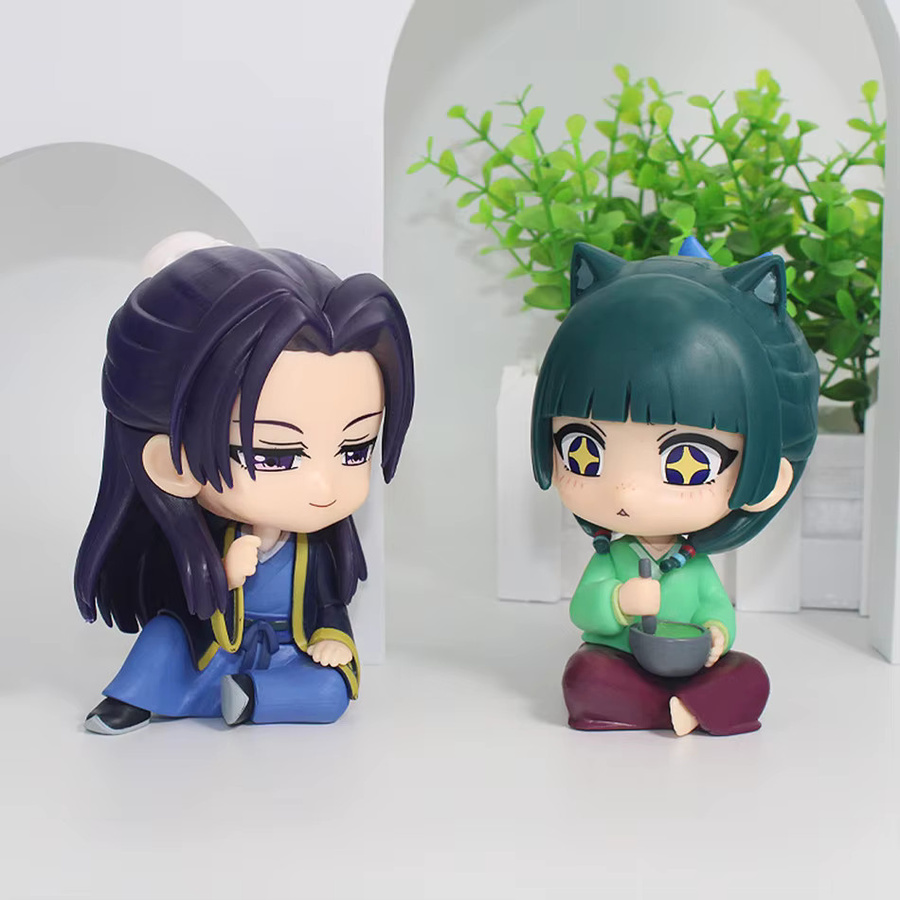Bandai Apothecary Diaries Q-Version Maomao Jinshi Kawaii sitzende Mini-Figur, Einzelfigur - Bild 4