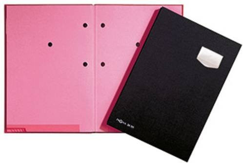 Pagna Unterschriftenmappe de Luxe DIN A4 mit 10 Fächern in Schwarz oder Pink - Bild 1