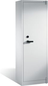 C+P Feuerschutzschrank Certos mit 5 Ordnerhöhen in Lichtgrau, H: 195 cm, B: 65 cm, T: 50 cm - Bild 1
