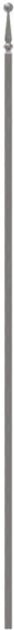 FeNau Zaunstab Quadratrohr aus Edelstahl in Silber, B/B: 1,2 x 1,2 cm, Höhe: 100 cm - Bild 1
