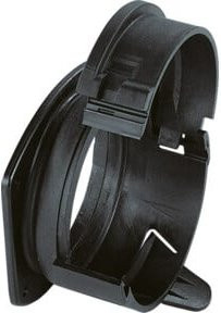 flexa Flanschanschluss Multi-GFP 1teilig gerade in Schwarz und Grau aus Kunststoff 70sw - Bild 1