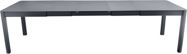 Fermob Ribambelle Tisch aus pulverbeschichtetem Aluminium in Schwarz, erweiterbar und UV-beständig - Bild 1