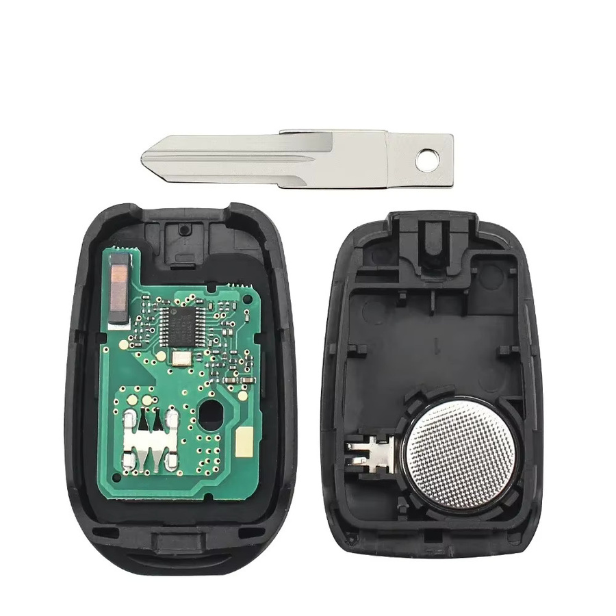 KEYYOU Fernbedienung Auto Schlüssel 433MHz PCF7961M in Schwarz für Renault Sandero Dacia Logan Lodgy Dokker Duster Trafic Clio4 Master3 VAUXHALL VIVARO - Bild 3