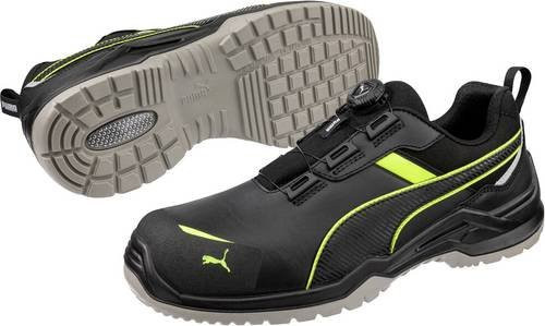 Puma Safety Krypton Green Disc Low S3S ESD Sicherheitshalbschuh aus Vollrindleder in Grün und Schwarz, Schuhgröße 36 - Bild 1