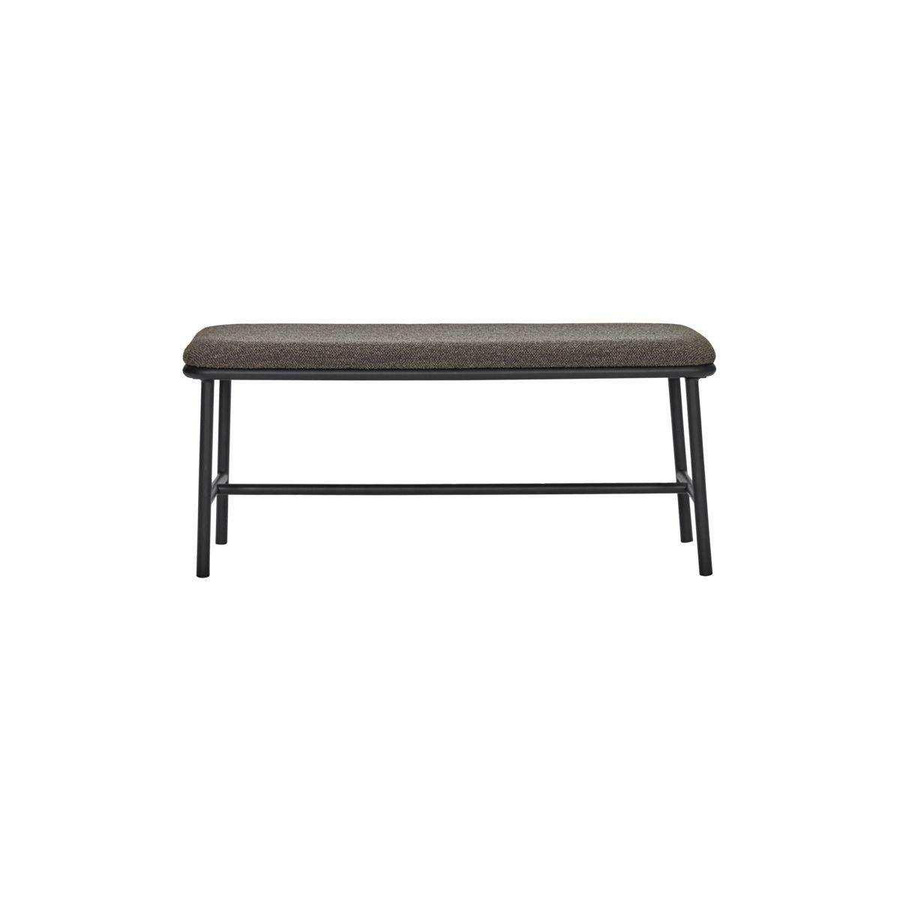 House Doctor Sofa Toda in Braun aus Bouclé mit Metallgestell, Breite: 100 cm - Bild 1