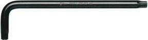 Wera 967 L TX HF Winkelschlüssel BlackLaser Torx 10 in Schwarz, Länge: 85 mm - Bild 1