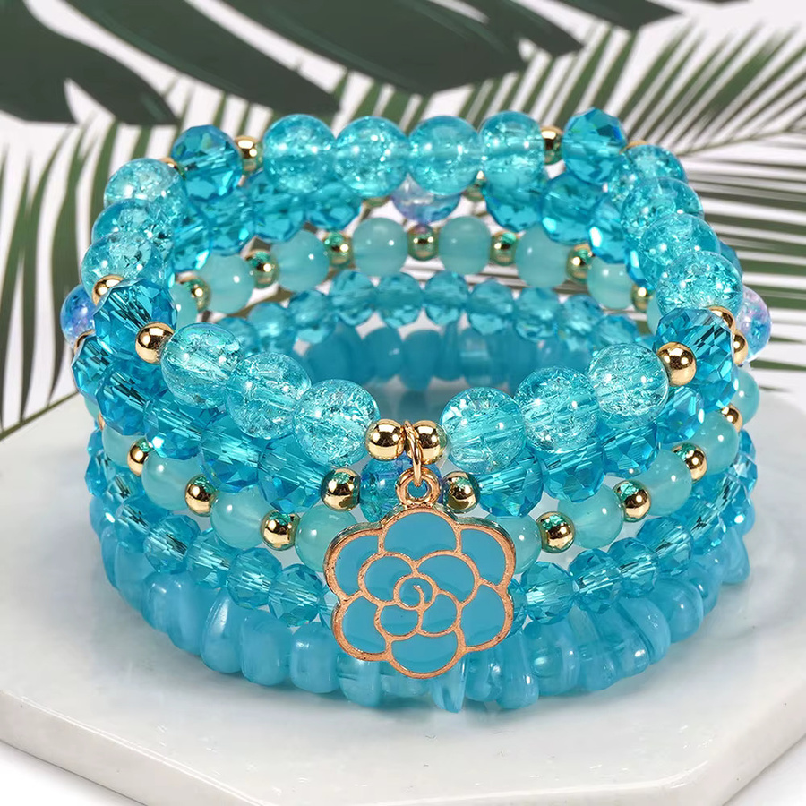 Abay Schmuck-Set, Armband mit Kristallperlen, Bunt, Damen - Bild 1