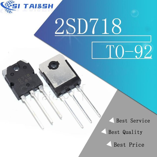 Si Tai&SH Transistor Set 2 Paar SD718 und SB688 in Schwarz - Bild 1