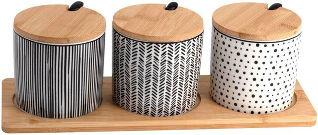 Max & Moritz Besteck aus weißer Keramik, B/H/L: 10 x 28,5 x 9 cm - Bild 1