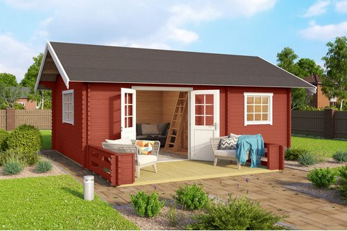 LASITA MAJA Gartenhaus Zubehör Caroline in Rot - Bild 1