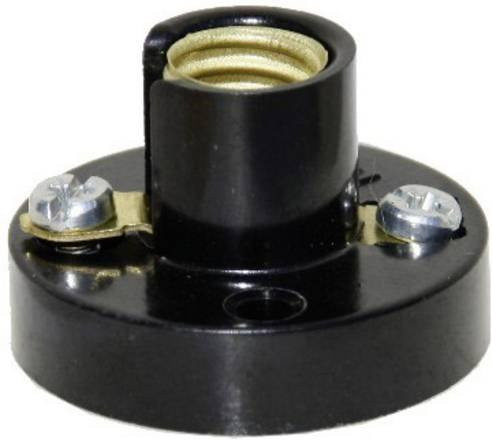 BELI-BECO 151 Lampenfassung für Miniaturlampen mit E10 Schraubanschluss in Schwarz - Bild 1