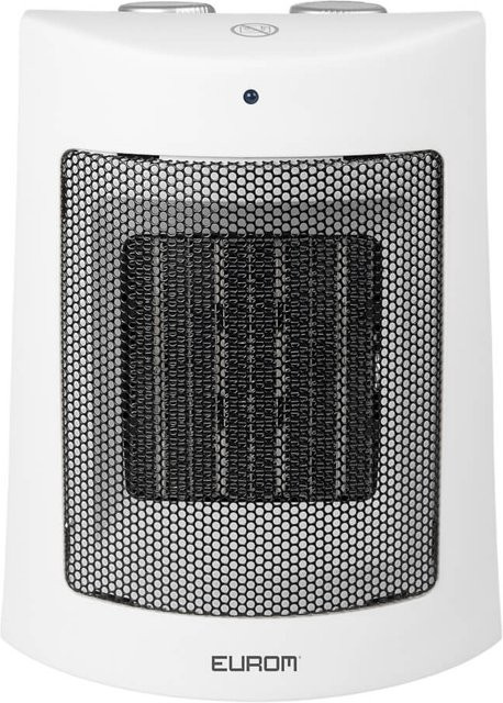 EUROM PTC 1500 Keramik-Heizlüfter mit Thermostat in Weiß - Bild 1