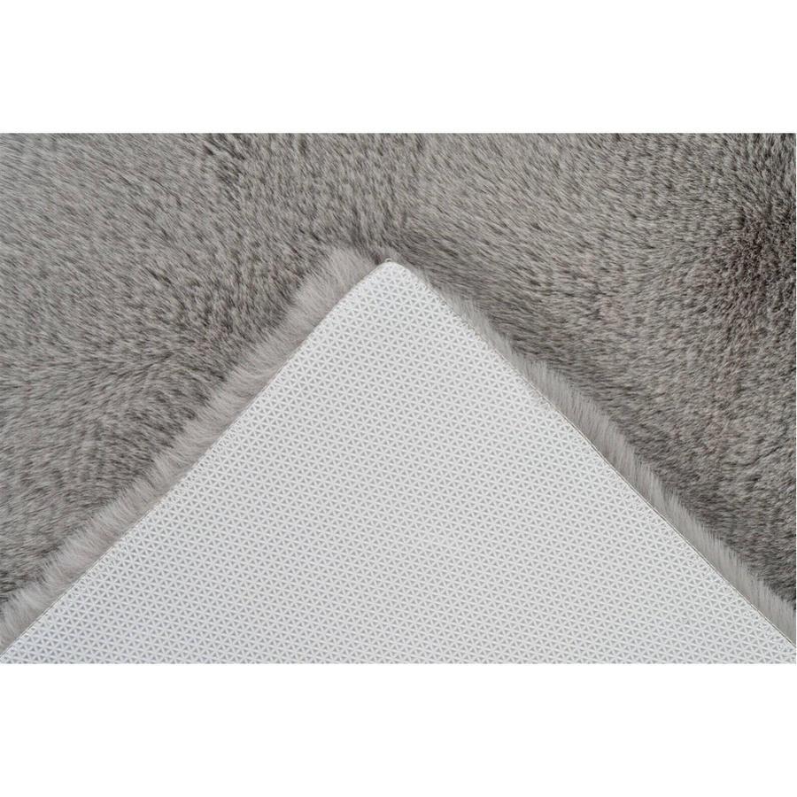 Kayoom Hochflorteppich Badematte Rabbit in Hellgrau, B/H/L: 40 x 3,5 x 60 cm - Bild 2