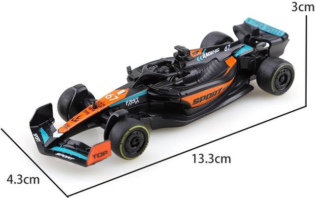 Linyi toy car Formula Diecast Legierungsmodellauto, 1:43, Metall, ab 4 Jahre - Bild 1