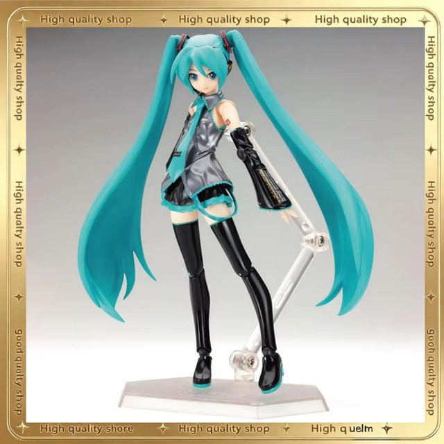 Bandai Hatsune Miku Actionfigur, mit beweglichen Gelenken und Requisiten - Bild 1
