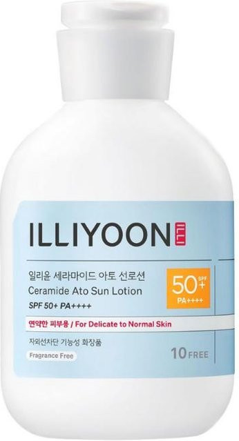 ILLIYOON Ceramide Ato Sonnenlotion SPF50+, 180 ml, für empfindliche Haut - Bild 1