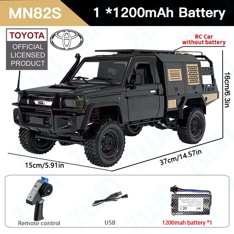 MN MODEL LC79 RC Pickup Short Truck, 1:12, 4WD, ab 14 Jahre - Bild 5