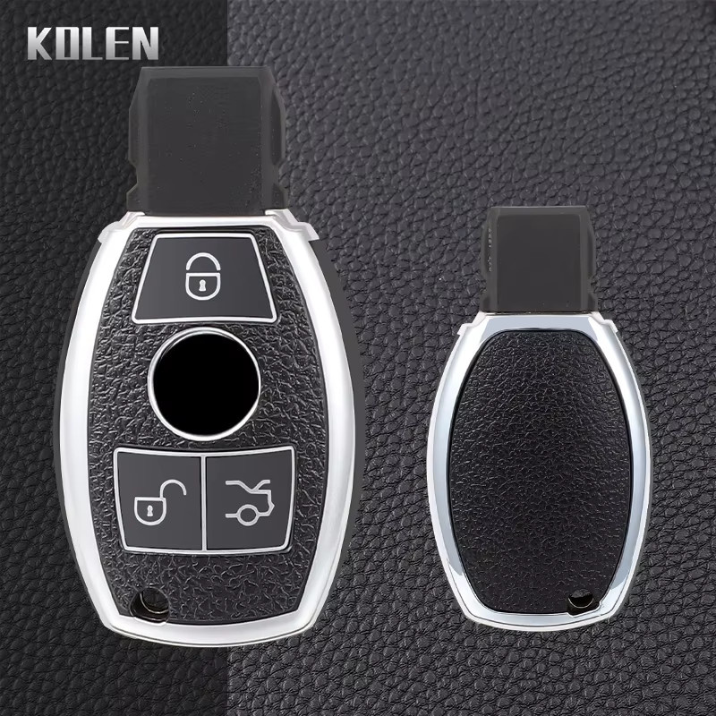 KOLEN TPU Schlüsselhülle für Mercedes Benz A C E S G Klasse GLA CLA GLK GLC W204 W463 W176 W251 W205 AMG Zubehör - Bild 3