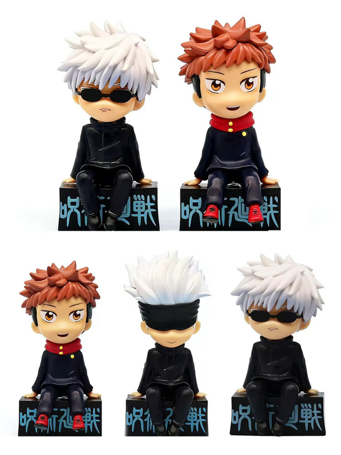 Bandai Jujutsu Kaisen Satoru Gojo Geto Suguru Fushiguro Toji Okkotsu Yuta, Actionfigur, Chibi, 11cm - Bild 5