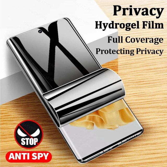 3er-Pack Privatsphäre Hydrogelfolie für OPPO A16 A54 A74 A94 5G A15 A15S A5 A9 2020 in Transparent - Bild 1