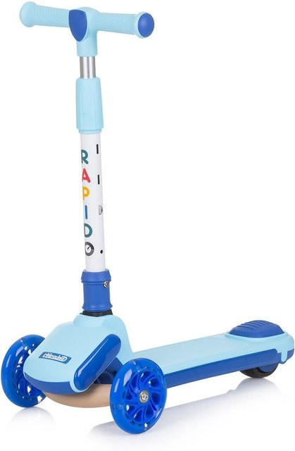 Chipolino Rapido Kinderroller, klappbar, mit LED, blau, ab 3 Jahren - Bild 1