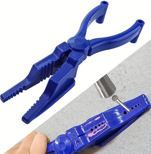 YJSTY Nagelassistent Keilzinkenzange aus Kunststoff in Blau - Bild 1