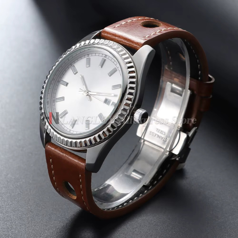 Uhrenarmband Leder, ölgeölt, 20mm, 22mm, Unisex - Bild 2