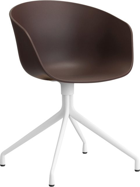 HAY About A Chair AAC 20 Drehstuhl mit Armlehnen in Purple aus Kunststoff und Aluminium mit mattem Finish - Bild 1