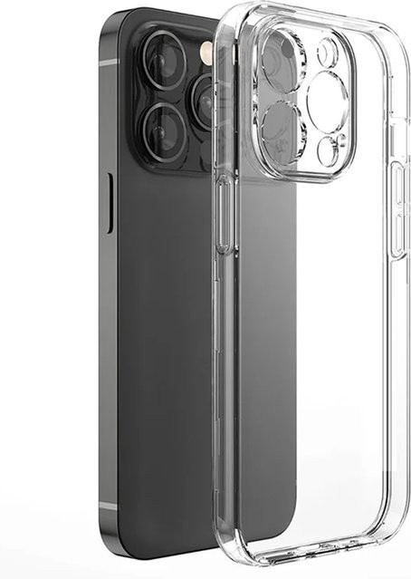 Funda Ultradünne TPU-Schutzhülle für iPhone 16 15 14 13 12 11 Pro Max Plus Mini X XR XS Farbe: Transparent - Bild 1