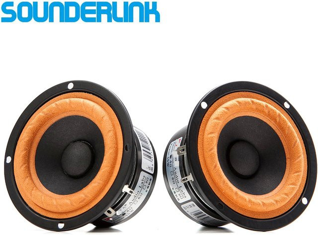 Sounderlink Audio Labs HiFi Vollbereichs-Frequenzlautsprecher 3 Zoll DIY Mittelbass-Set mit 4 oder 8 Ohm Hochtöner-Treibereinheit - Bild 1