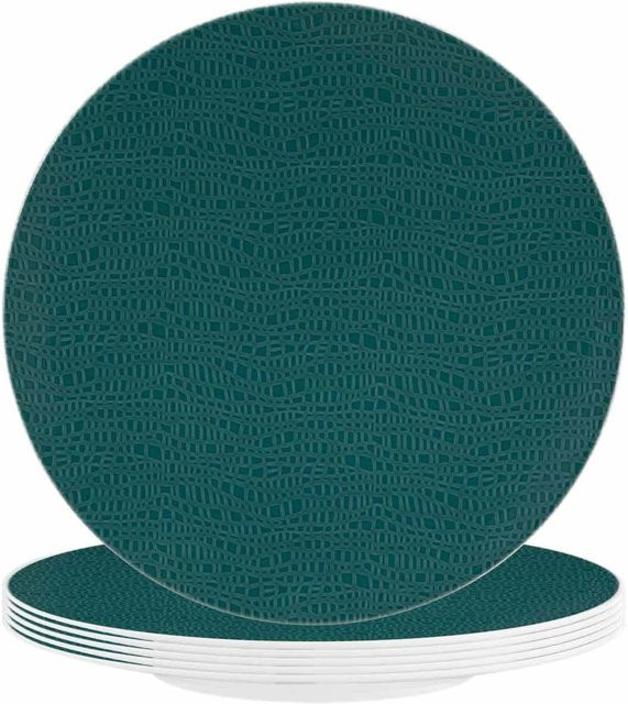 Seltmann Weiden Frühstücksteller Life Fashion aus Keramik, Petrol, 6er Set, Durchmesser: 22,5 cm - Bild 1