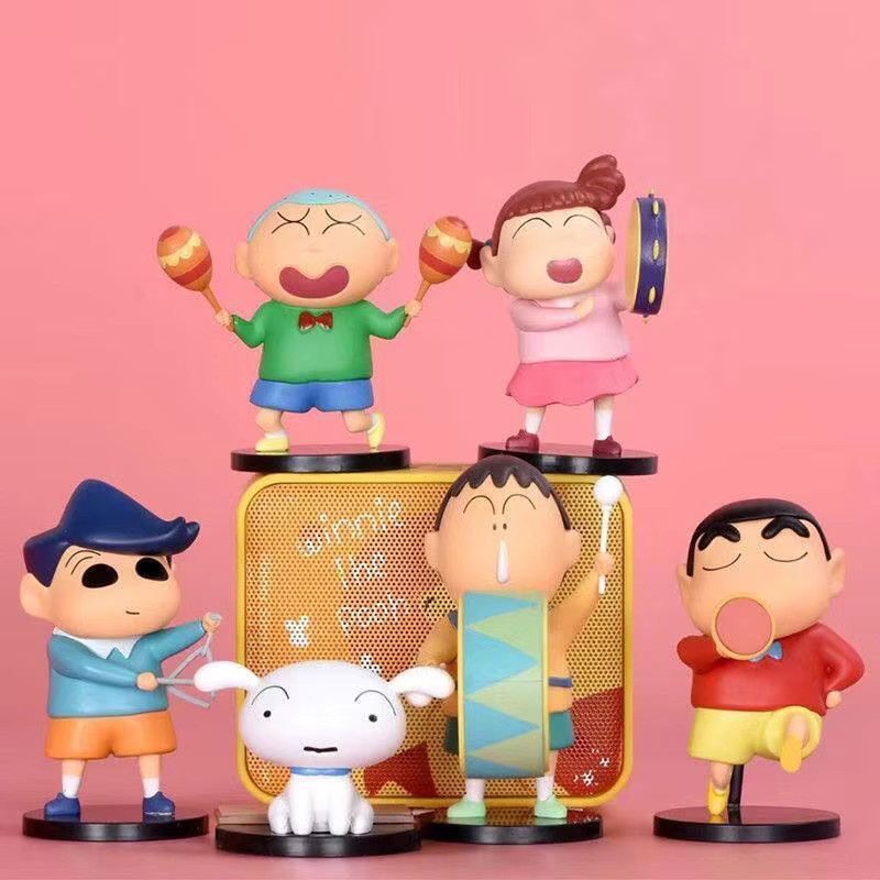 Bandai Crayon Shin-chan Happy Time Band, Mini-Figur, Einzelfigur - Bild 4