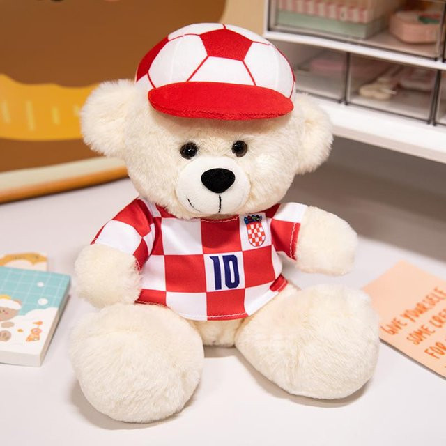 Kidsly Jersey Teddybär Puppe, Stofftier, ab 3 Jahren - Bild 1