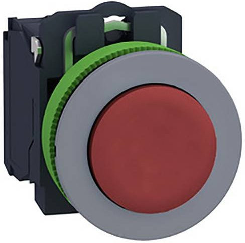 Schneider Electric XB5FL42C0 Drucktaster aus Kunststoff, rot, grau - Bild 1