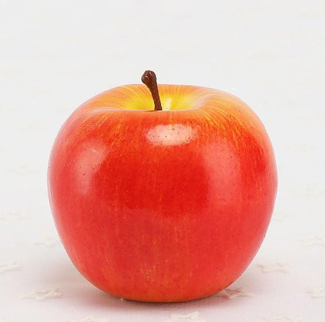 Künstlicher Apfel Binchi Outdoor Product rot Dekoration aus Schaumstoff für Schaufenster und Heimdeko, Durchmesser: 8,2 cm - Bild 1