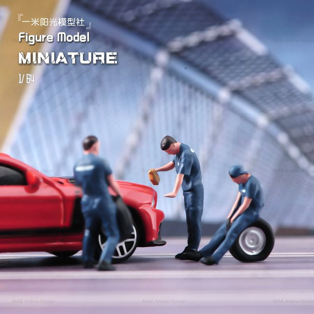 MAK Miniaturfiguren Der Mechaniker, Modell, 1/64 - Bild 1