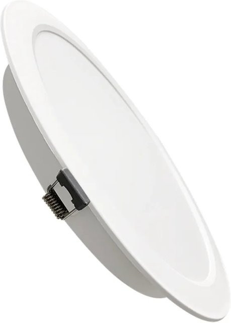 LUXULA LED Einbauleuchte Rund in Weiß mit einstellbarer Lichtfarbe CCT, 18W, 1800lm, IP44, Durchmesser: 22,1 cm, Höhe: 2,7 cm - Bild 1