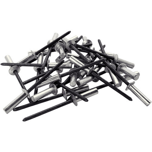 Rapid Blindniete aus Aluminium in Silber, Ø 4,0 mm x 12,0 mm, 50 Stück - Bild 2