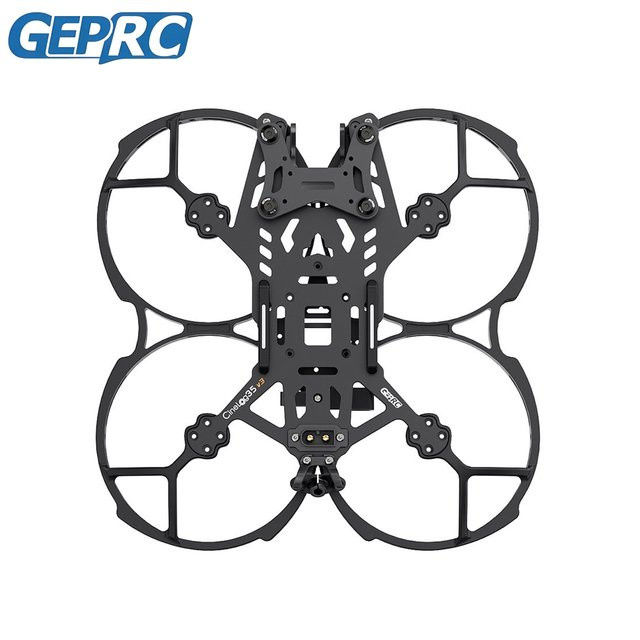 GEPRC GEP-CL35 CineLog35 V3 FPV Drohnenrahmen mit 142mm Radstand in Schwarz, unterstützt O4 Air Unit Pro - Bild 1