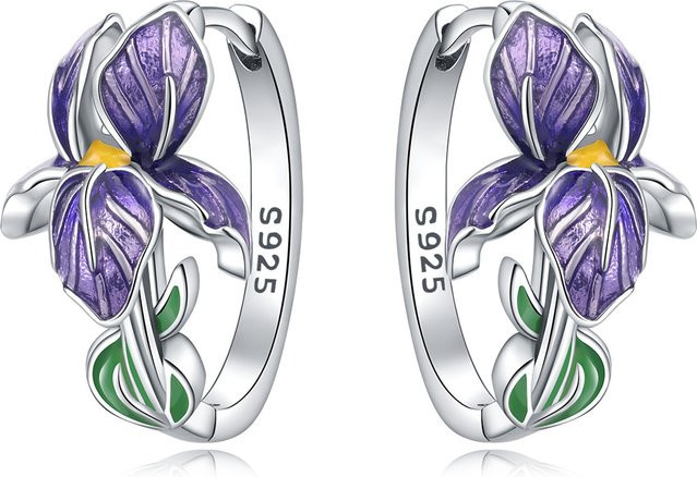 Orstarry Ohrringe, 925 Silber, Blumen, Damen - Bild 1