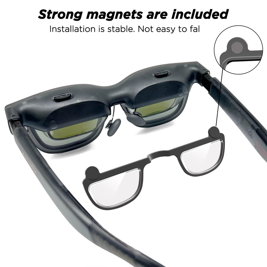 Maßgefertigte Korrektionsgläser für VITURE Luma, Ultra, Beast und XR/AR Smart-Brillen mit Myopie-Linsen, Astigmatismus-Linsen, Blaulichtfilter und Blendschutz - Bild 3