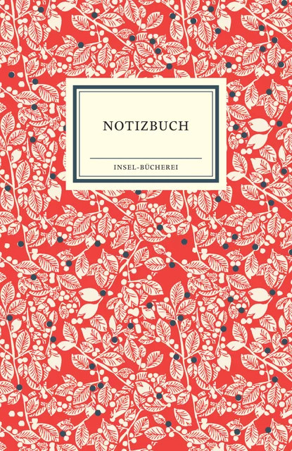Notizbuch Insel-Bücherei Hagebutte in Rot - Bild 1